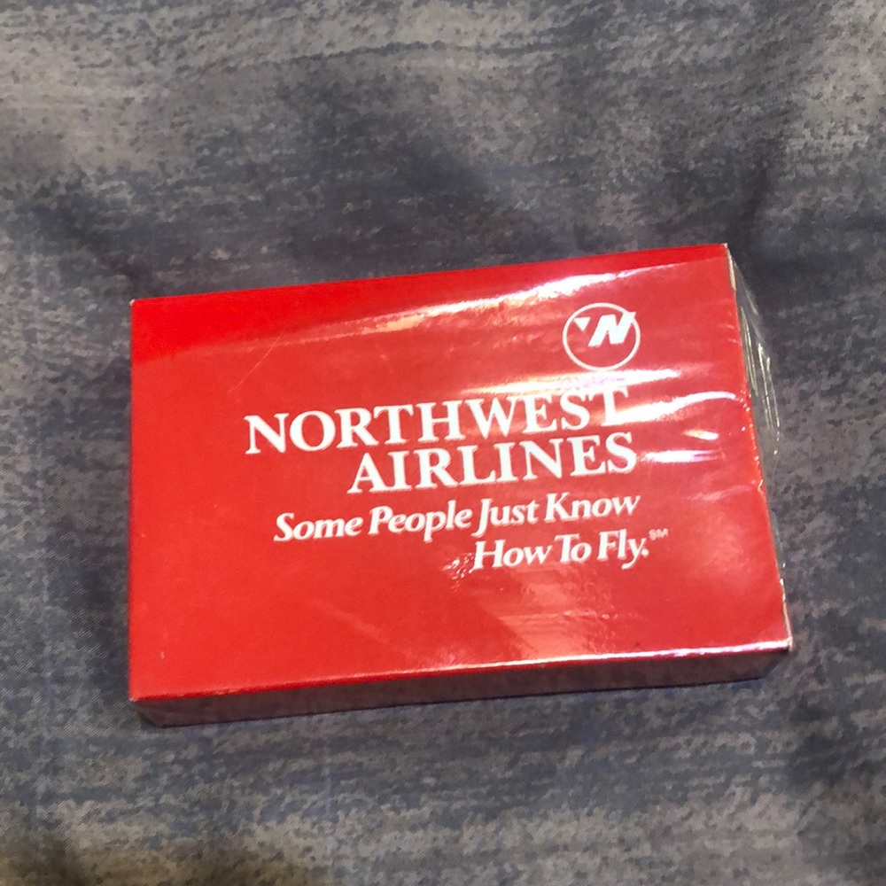 Vintage Northwest Airlines playing cards. From back in the day!  New.